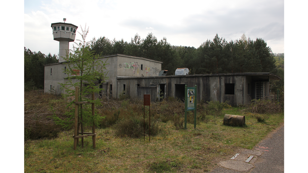 ein ehemaliges Wachgebäude der Area One: ein denkmalgeschütztes Depot für Atomwaffen in der Südwestpfalz