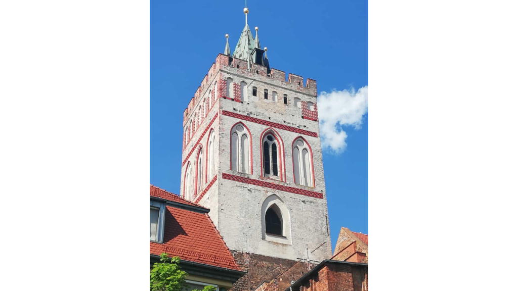Der Turm der St.Marien Kirche in Frankfurt an der Oder