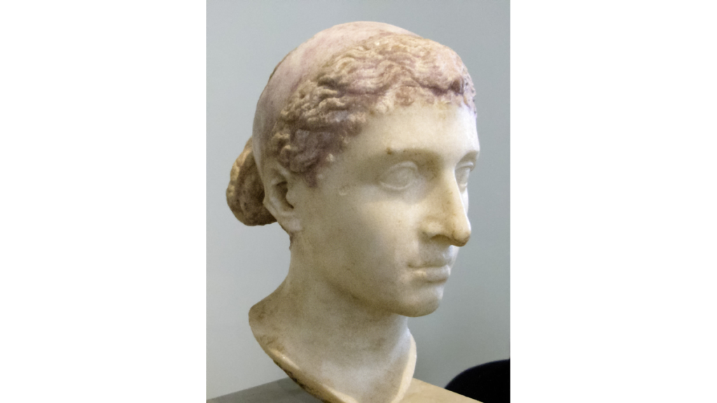 Die Kopfbüste der Kleopatra