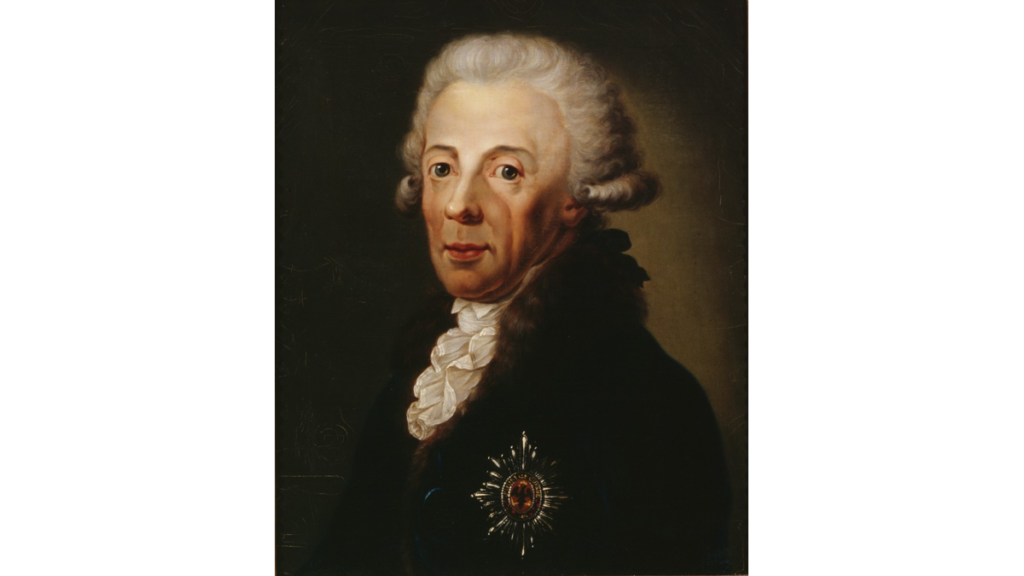 Ein gemaltes Porträt des Prinzen Heinrich von Preußen von 1777