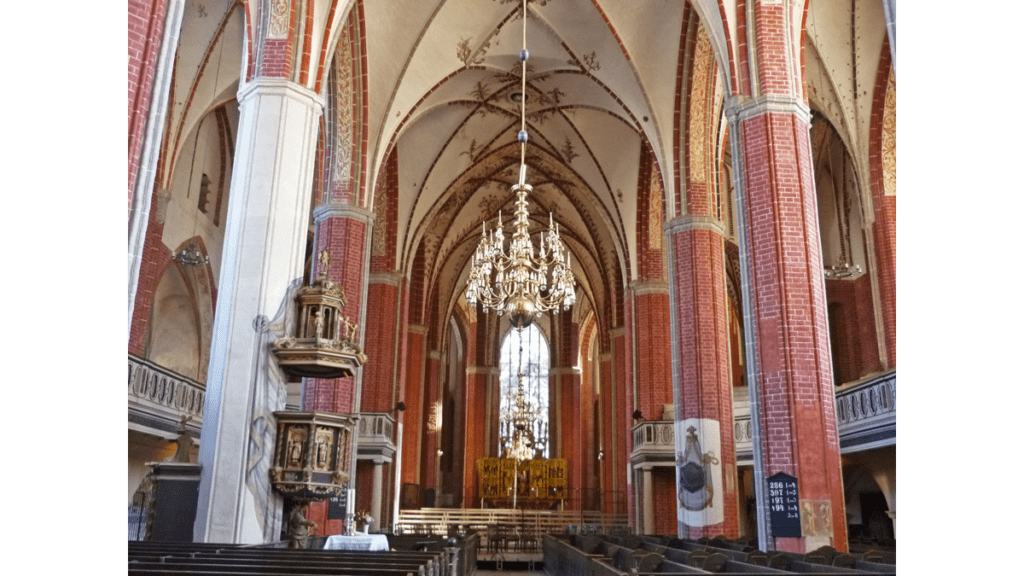 Das Interieur der Brandenburger Sankt Katharinenkirche in Brandenburg