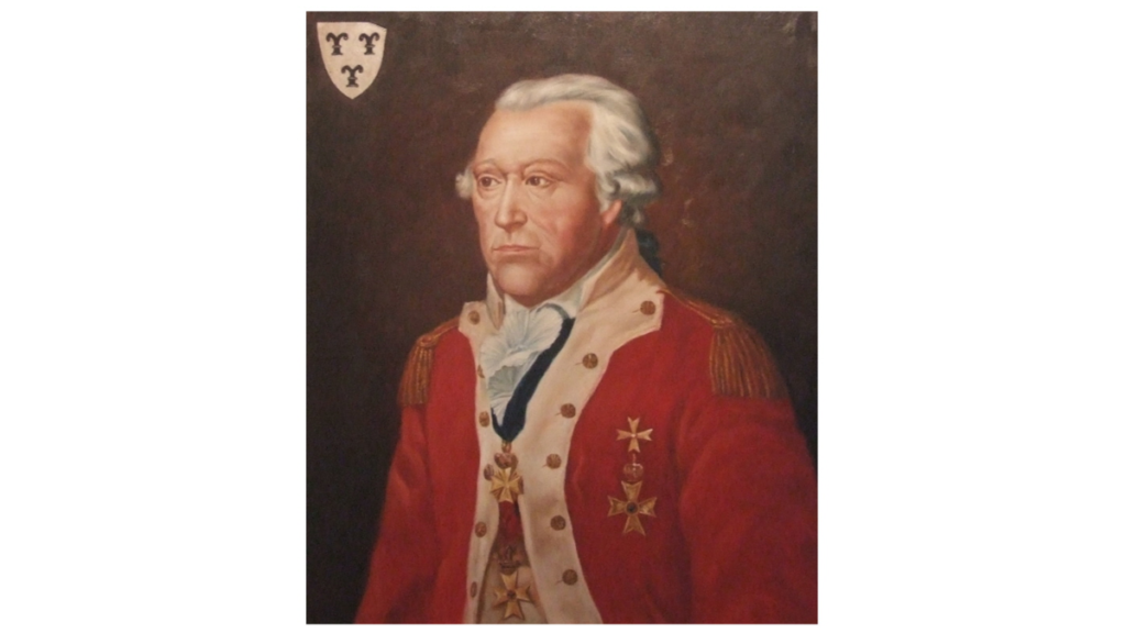 Ein gemaltes Porträt Friedrichs Eberhard von Rochow, das im Schulmuseum zu finden ist.