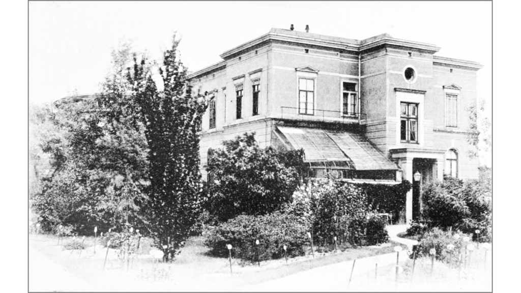 Ein Foto des alten Botanischen Instituts in Leipzig
