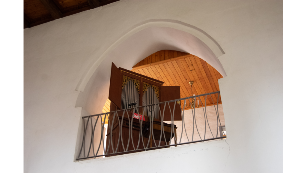 Eine weitere Orgel in der Marienkirche, die Kabinettorgel