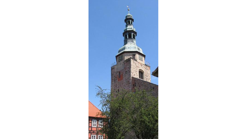 Der Turm der Marienkirche Belzig