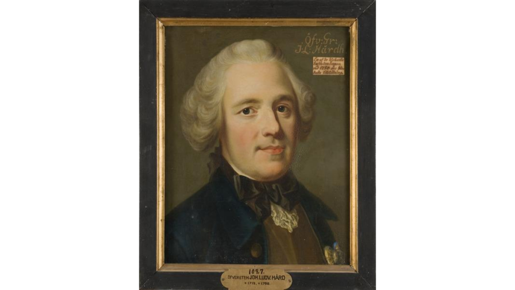Ein Porträt des schwedischen Generals Johann Ludwig Graf von Hordt, ursprünglicher Erbauer des Schlosses Sacrow