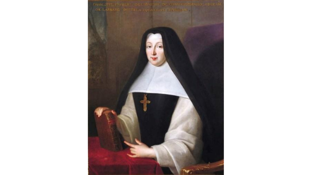 Die Äbtissing eines der Nonnenklöster der Zisterzienser, Charlotte Joubert de La Bastide