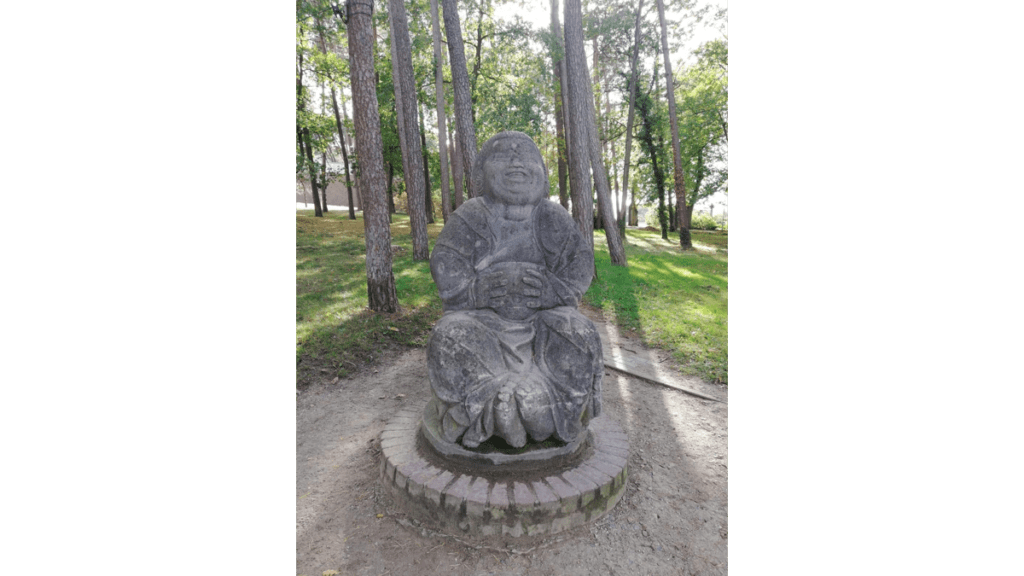 Die Statue Der Bonze des Humors von Bernhard Hoetger in Worpswede