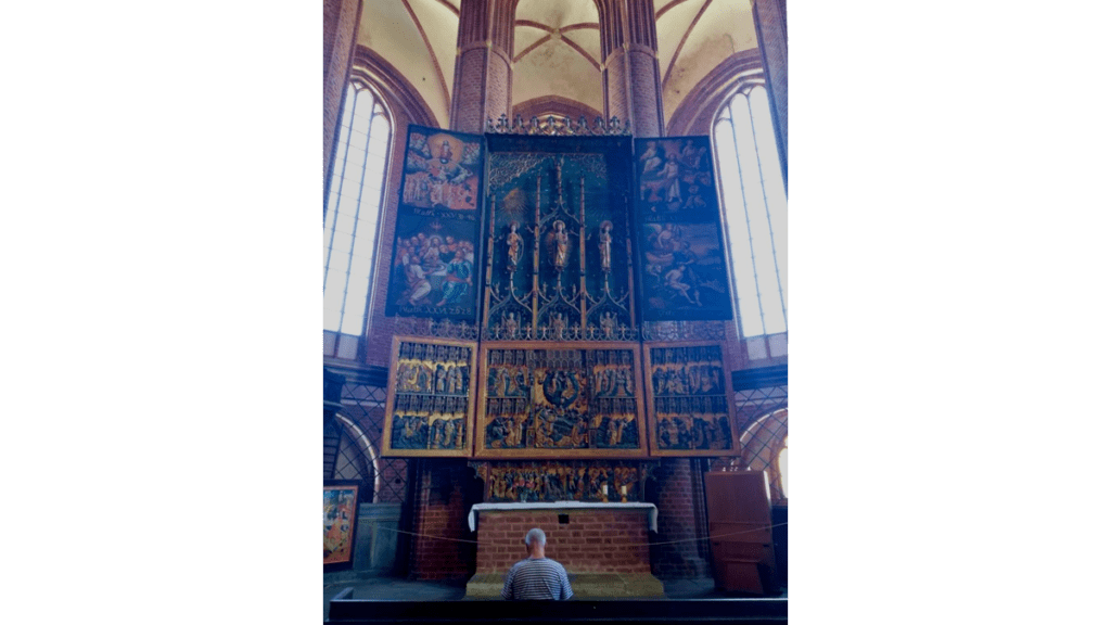 Der kostbare Marienaltar in der Marienkirche in Stendal.