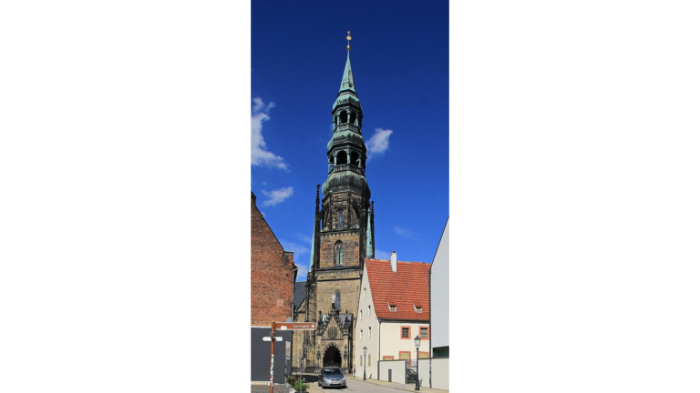 Der Turm vom Dom St. Marien in Zwickau