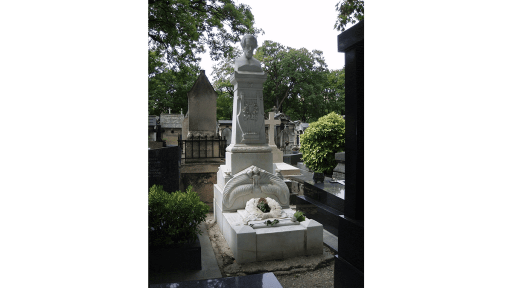 Das Grab Heinrichs Heine befindet sich auf dem Montmartre Friedhof in Paris