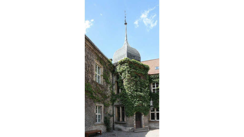 Der Innenhof des Klosters Hadmersleben.